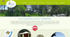 Desktop Screenshot of campingdulac47.com